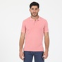 HAMPTONS-Ανδρική polo μπλούζα HAMPTONS RETRO COLORED ροζ