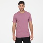DIRTY LAUNDRY-Ανδρική μπλούζα DIRTY LAUNDRY STEPPED HEM T-SHIRT ροζ