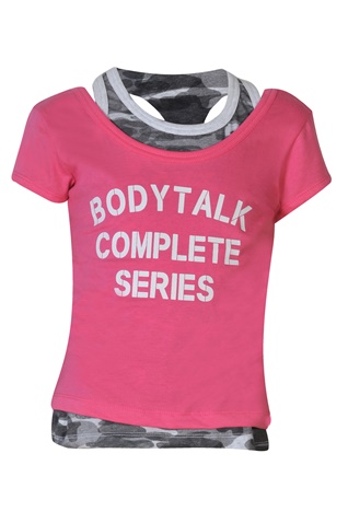 BODYTALK-Παιδικό t-shirt BODYTALK 161-706128 ροζ