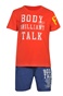 BODYTALK-Παιδικό σετ BODYTALK απο μπλούζα και βερμούδα 161-753699 πορτοκαλί μπλε