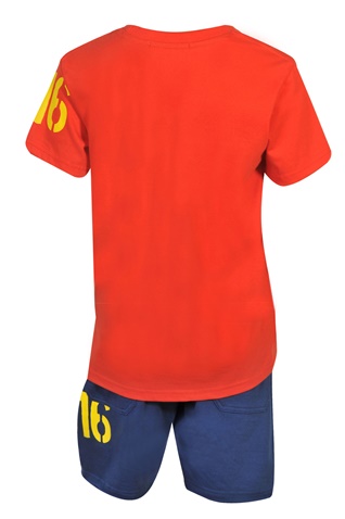 BODYTALK-Παιδικό σετ BODYTALK απο μπλούζα και βερμούδα 161-753699 πορτοκαλί μπλε