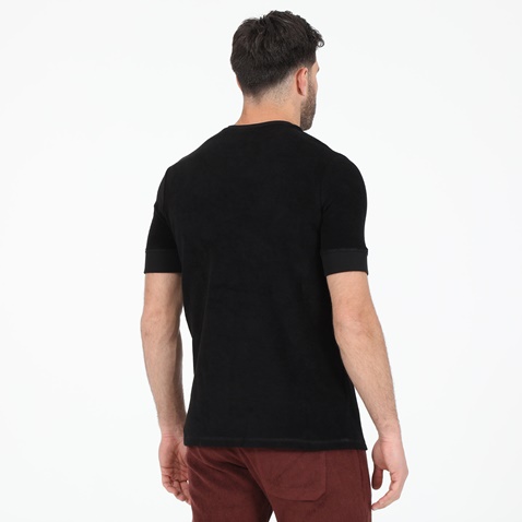 BODYTALK-Ανδρική κοντομάνικη μπλούζα BODYTALK COMFYM μαύρη