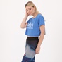BODYTALK-Γυναικείο cropped t-shirt BODYTALK μπλε