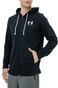 UNDER ARMOUR-Ανδρική φούτερ ζακέτα UNDER ARMOUR 1370409 RIVAL TERRY LC FZ μαύρη