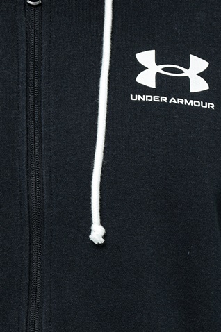 UNDER ARMOUR-Ανδρική φούτερ ζακέτα UNDER ARMOUR 1370409 RIVAL TERRY LC FZ μαύρη