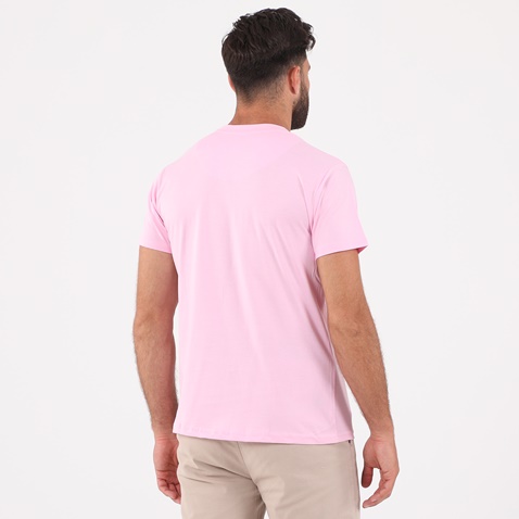 DORS-Ανδρικό t-shirt DORS ροζ