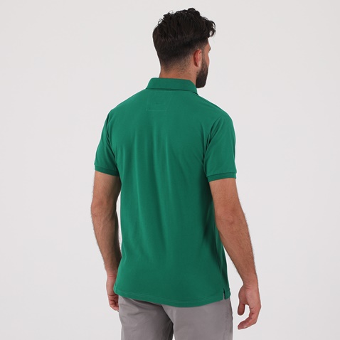CATAMARAN SAILWEAR-Ανδρική polo μπλούζα CATAMARAN SAILWEAR πράσινη