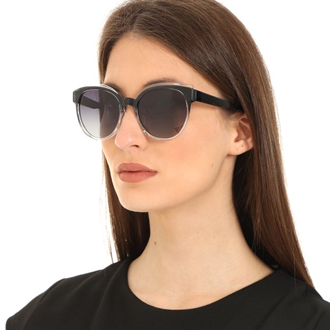 FOLLI FOLLIE-Γυναικεία στρογγυλά γυαλιά ηλίου FOLLI FOLLIE μαύρα