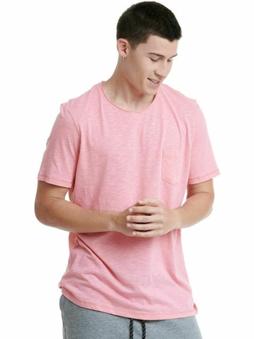 BODYTALK-Ανδρικό t-shirt BODYTALK 1201-950528 ροζ