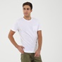 DIRTY LAUNDRY-Ανδρικό t-shirt DIRTY LAUNDRY FRONT POCKET λευκό