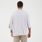 DIRTY LAUNDRY-Ανδρικό λινό πουκάμισο DIRTY LAUNDRY DLWS01S21 λιλά