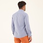 MARTIN & CO-Ανδρικό πουκάμισο MARTIN & CO SLIM FIT καρό μπλε λευκό