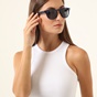 FOLLI FOLLIE-Γυναικεία χειροποίητα στρογγυλά γυαλιά ηλίου FOLLI FOLLIE μπλε