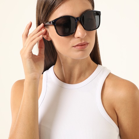 FOLLI FOLLIE-Γυναικεία χειροποίητα γυαλιά ηλίου μάσκα FOLLI FOLLIE μπλε 