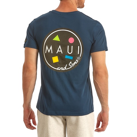 MAUI-Ανδρικό t-shirt MAUI 1165480023 T-S IRONK II FS UN ZXY 22 μπλε