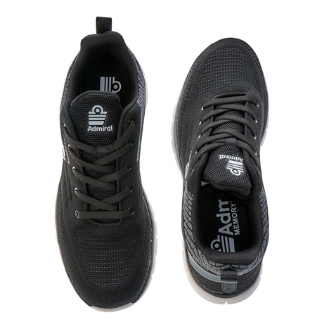 ADMIRAL-Ανδρικά παπούτσια running ADMIRAL 3121480012 NODER- JOG UN KL μαύρα