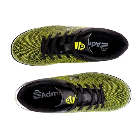 ADMIRAL-Παιδικά παπούτσια ποδοσφαίρου ADMIRAL 3321480002 NILE TF JR BE μαύρα κίτρινα