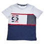 ADMIRAL-Παιδικό μπλουζάκι ADMIRAL 1121480082 T-S NAVIK JR B XYY 22 λευκό μπλε