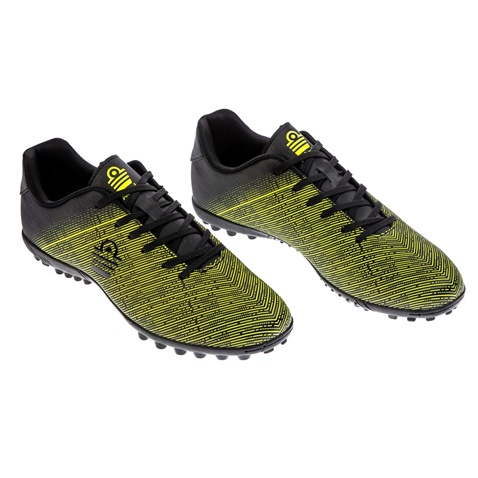 ADMIRAL-Ανδρικά παπούτσια football ADMIRAL 3321480000 NILE TF UN BE μαύρα κίτρινα