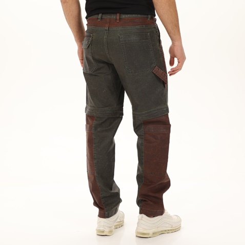 DIESEL-Ανδρικό τζιν παντελόνι DIESEL A03482-0KDAQ Jeans D-Multy-χακί καφέ