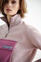 SUGARFREE-Γυναικεία cropped φούτερ μπλούζα SUGARFREE 21832017 ροζ