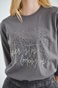 SUGARFREE-Γυναικεία μπλούζα SUGARFREE 21832111 γκρι σκούρο