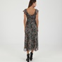 ATTRATTIVO-Γυναικείο μακρύ φόρεμα ATTRATTIVO πολύχρωμο floral