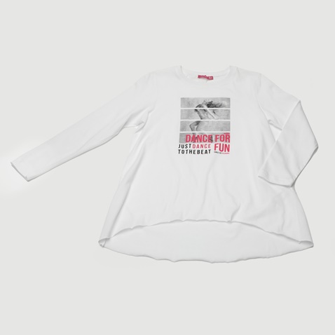 BODYTALK-Παιδικό σετ από μπλούζα και κολάν BODYTALK 1202-701299 λευκό μαύρο