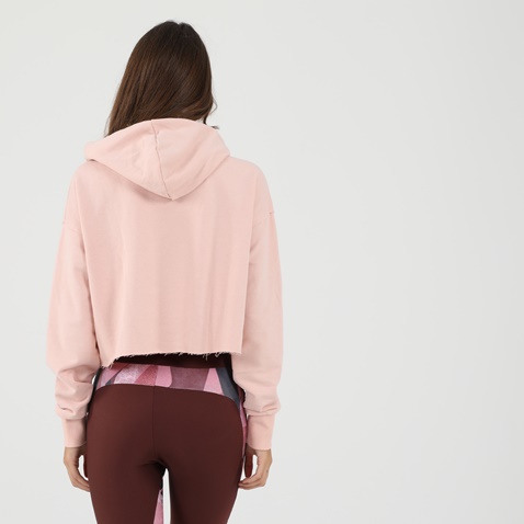 BODYTALK-Γυναικεία κοντή φούτερ μπλούζα BODYTALK SNAPS ροζ