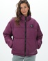 BODYTALK-Γυναικείο puffer μπουφάν BODYTALK 222-907829 μοβ