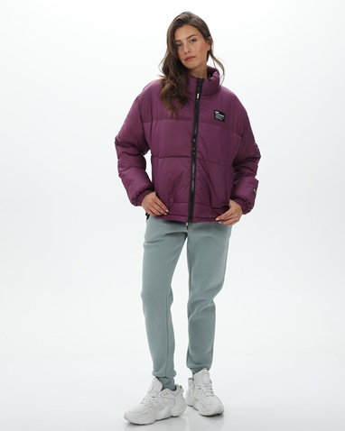 BODYTALK-Γυναικείο puffer μπουφάν BODYTALK 222-907829 μοβ