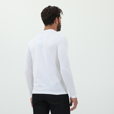 GANT-Ανδρική  μπλούζα GANT 234502 234502 THE ORIGINAL LS λευκό