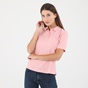 GANT-Γυναικεία μπλούζα polo GANT ροζ