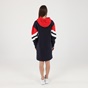 GANT-Γυναικειο φούτερ φόρεμα GANT 4204372 GANT RETRO SHIELD HOOD κόκκινο μπλε