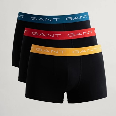 GANT-Ανδρικά εσώρουχα boxer σετ των 3 GANT 902133003 μαύρα