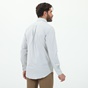 GANT-Ανδρικό πουκάμισο GANT G3028030 G3028030 SHIRT LS λευκό μπλε ριγέ