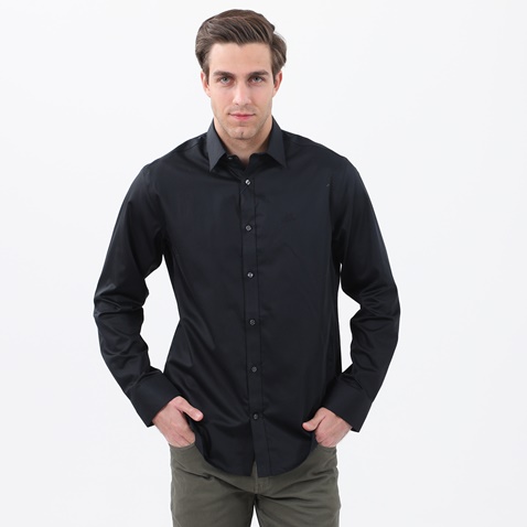 GANT-Ανδρικό πουκάμισο GANT G3063504 μαύρο
