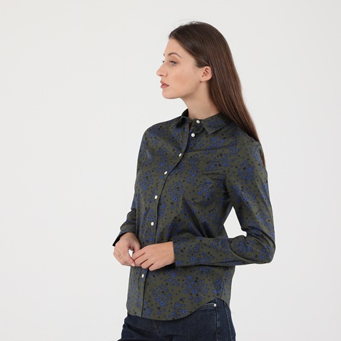 GANT-Γυναικείο πουκάμισο GANT G4322041 πράσινο μπλε floral