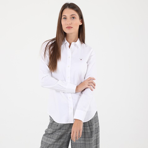 GANT-Γυναικείο πουκάμισο GANT G432681 λευκό