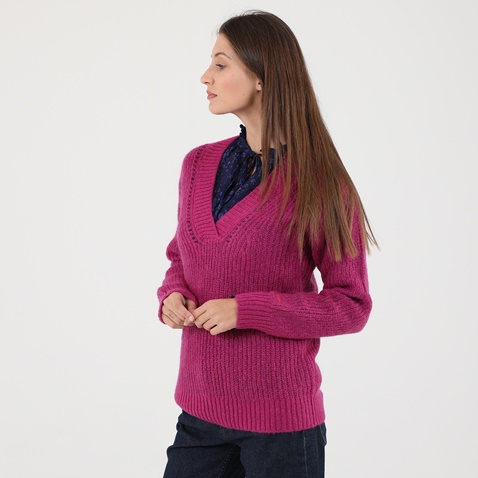 GANT-Γυναικείο πλεκτό πουλόβερ GANT ροζ