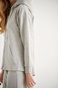 SUGARFREE-Γυναικεία φούτερ ζακέτα SUGARFREE 21863014 γκρι ανοιχτό