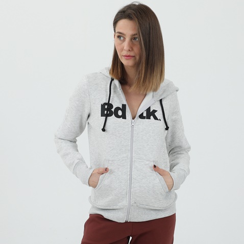 BODYTALK-Γυναικεία ζακέτα Bodytalk Hooded Full Zip Sweater γκρι