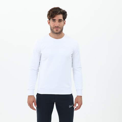 CATAMARAN SAILWEAR-Ανδρική φούτερ μπλούζα CATAMARAN SAILWEAR λευκή