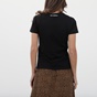 KARL LAGERFELD-Γυναικείο t-shirt KARL LAGERFELD 215W1712 APPAREL MINI KARL μαύρο