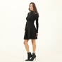 GAUDI-Γυναικείο πλεκτό φόρεμα GAUDI GFS.0W1.030.001 μαύρο