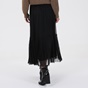 GAUDI-Γυναικεία πλισέ μακριά τούλινη φούστα GAUDI 021FD75004 μαύρη