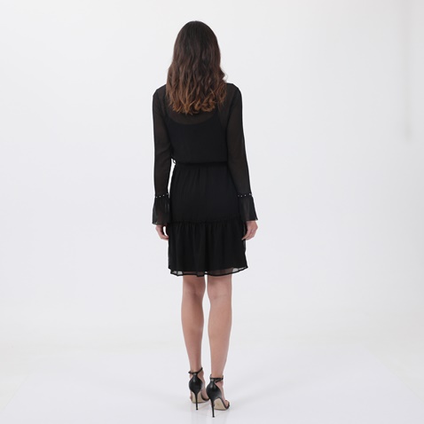 GAUDI-Γυναικείο mini φόρεμα GAUDΙ GJC.0W1.030.027 RICAMO PERLE μαύρο