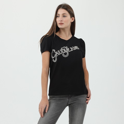 GAUDI-Γυναικεία μπλούζα GAUDI GIROCOLLO PALLONCINO μαύρη