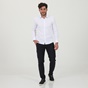 MARTIN & CO-Ανδρικό πουκάμισο MARTIN & CO 122-51-970 SLIM FIT λευκό