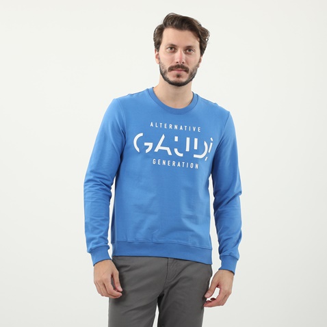 GAUDI-Ανδρικό φούτερ μπλούζα GAUDI μπλε